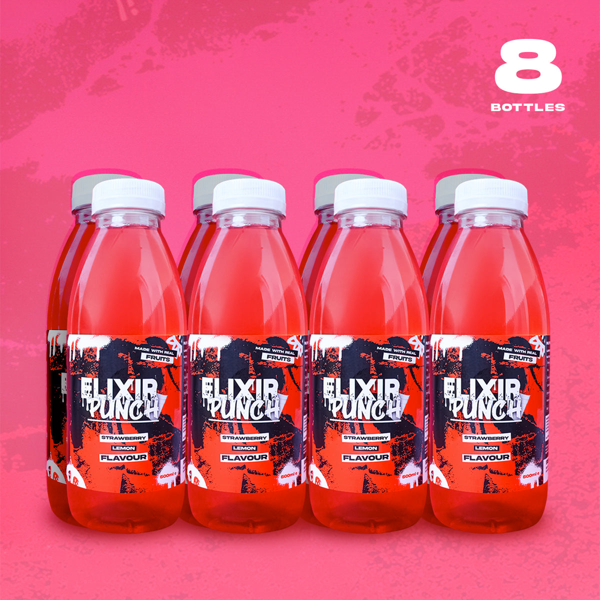 Elixir Punch Strawberry Lemon 8 Pack