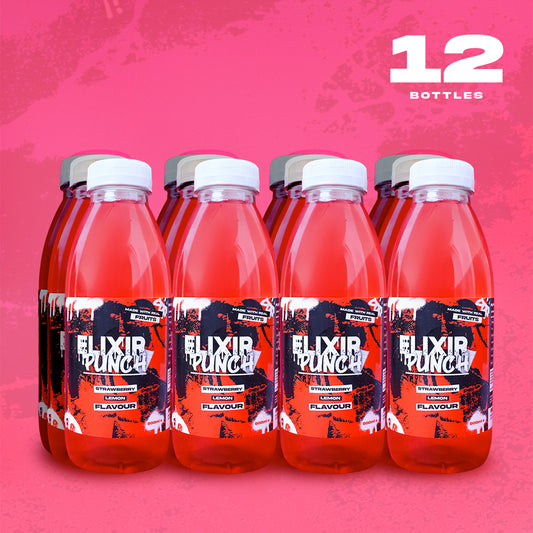 Elixir Punch Strawberry Lemon 12 Pack