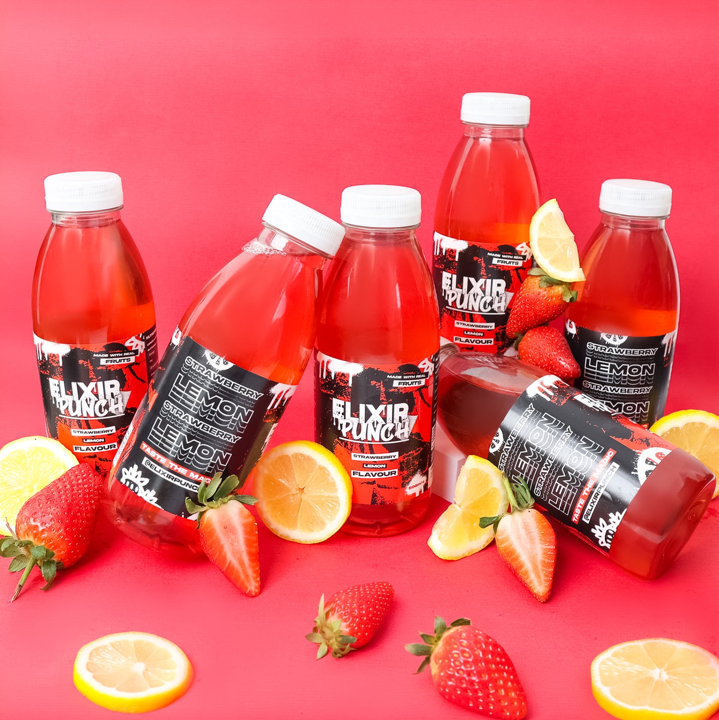 Elixir Punch Strawberry Lemon Pack of 16