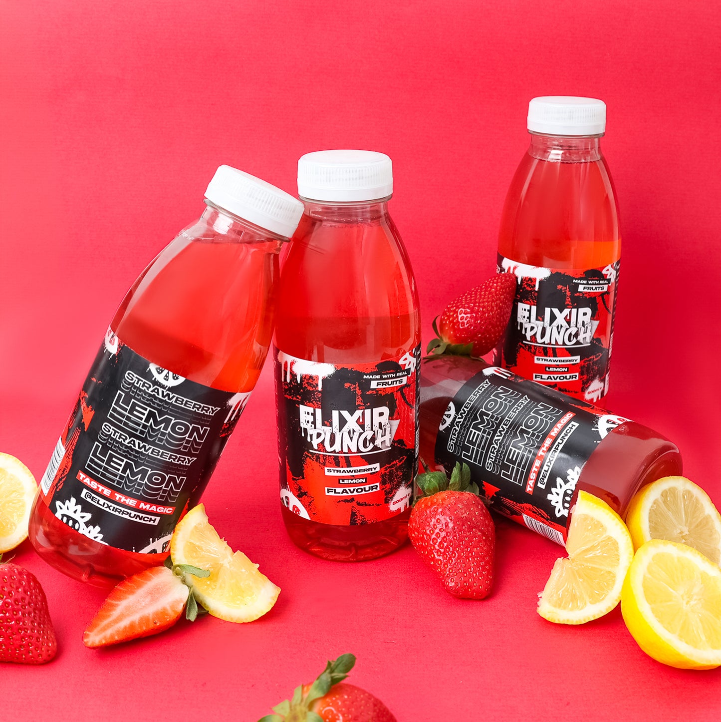 Elixir Punch Strawberry Lemon Pack of 4